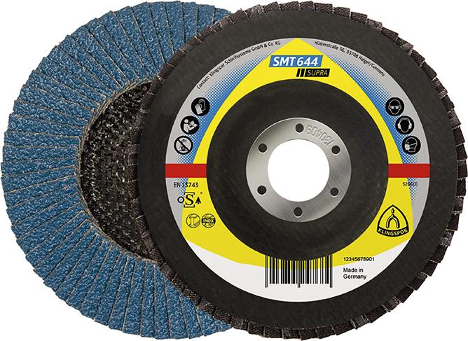 Produktbild von Klingspor Schleifmopteller SMT644 115mm K 80 gewellt 329995 4014855247769