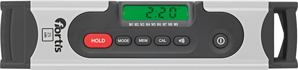 Produktbild von FORTIS Digital-Wasserwaage 25cm 4256322005 4317784705998