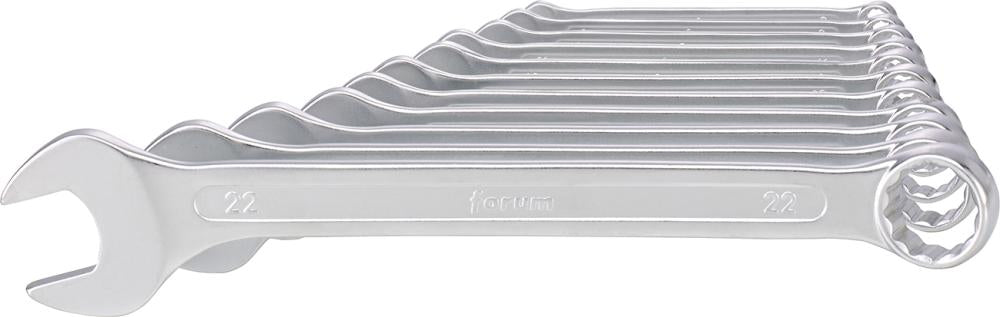 Produktbild von FORUM Ring-Maulschlüssel-Satz DIN3113A 11-teilig 8-22mm 4240305453 4317784962643