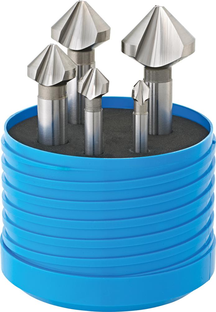Produktbild von FORUM Kegelsenker-Satz D335C HSS 6,3-25,0mm 90G 5-teilig 4212211110 4317784951340
