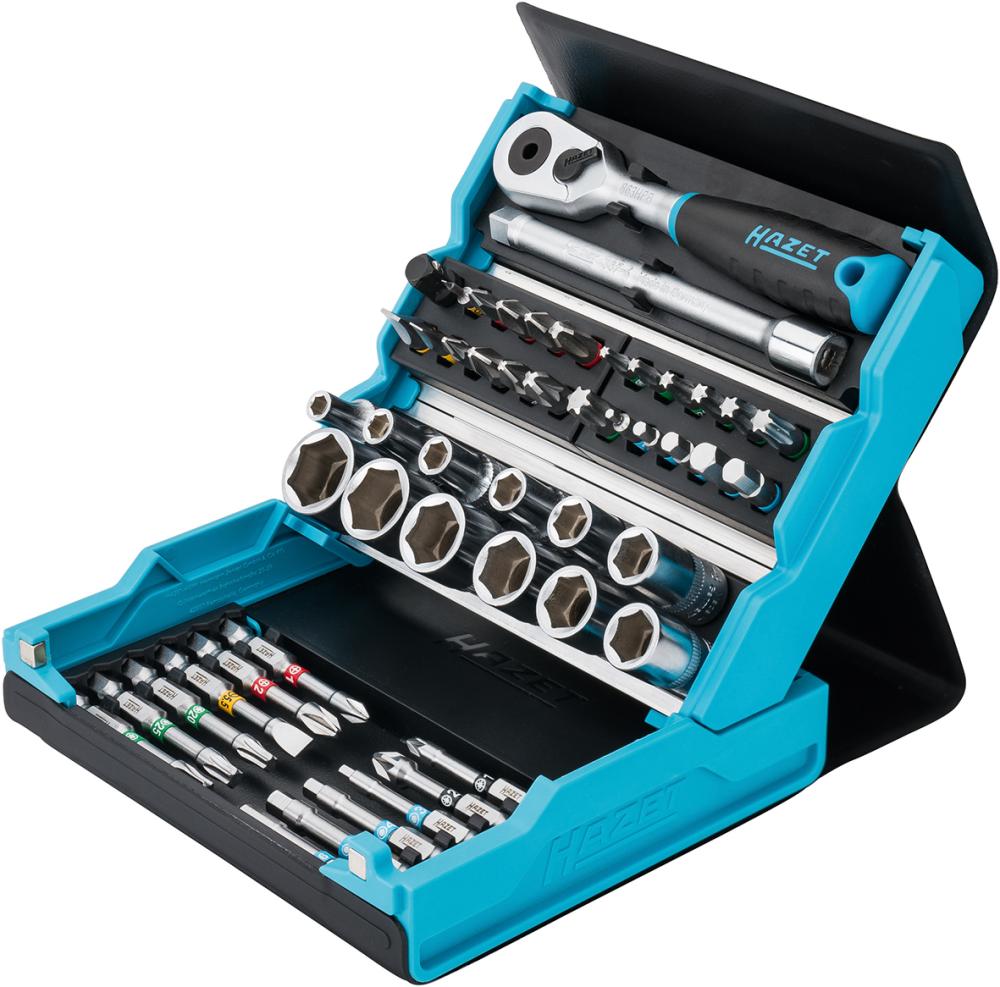 Produktbild von HAZET Steckschlüssel-Garnitur 1/4" 2200SC-2 50-teilig 2200SC-2 4000896239603