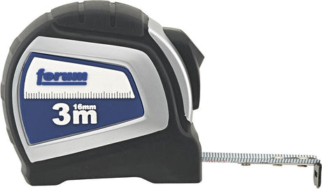 Produktbild von FORUM Taschenbandmaß Autolock 3m x 16mm weiß 4255703300 4317784968164