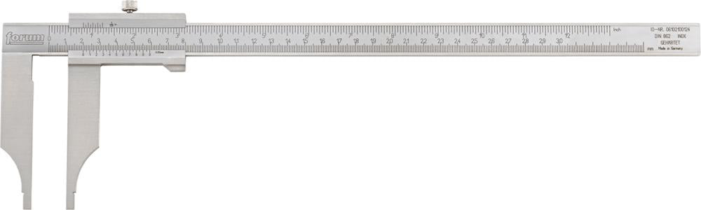 Produktbild von FORUM Werkstatt-Messschieber ohne Spitzen 300x90mm ohne Feinstellung 4255105010 4317784856096