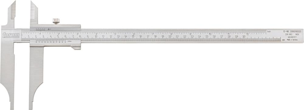 Produktbild von FORUM Werkstatt-Messschieber mit Spitzen 300x90mm ohne Feinstellung 4255105053 4317784856188