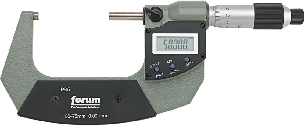Produktbild von FORUM Digital-Bügelmessschraube IP65 50-75mm 4252906016 4317784941563
