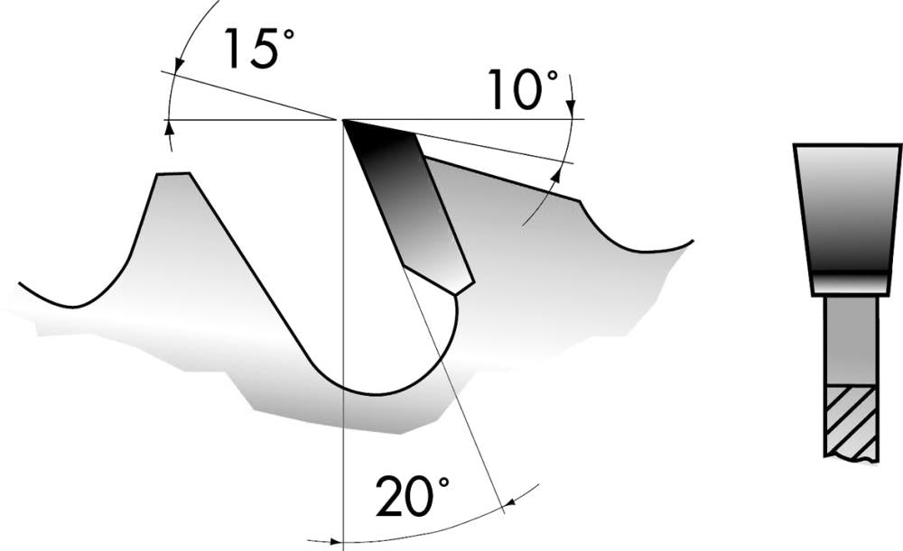 Produktbild von FORUM Kreissägeblatt HW LFZ1 350X3,5X30-16Z 4222502310 4317784870337