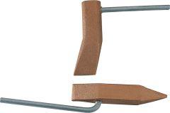 Produktbild von GCE Kupferstück Hammerform mit Eisenstift gerade für Propan-Handgriff 250G 836 8592346091337