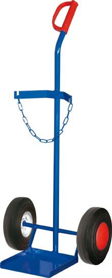 Produktbild von VarioFit Stahlflaschenkarre 100 kg 1x20-50 l Gummiräder FK-1200 4035694003484