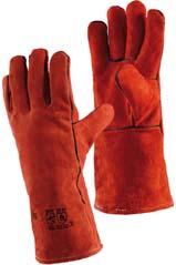 Produktbild von JUTEC Schweißerhandschuhe Sebatanled. 35cm,5-Finger H05L0035-SC 4030971003775