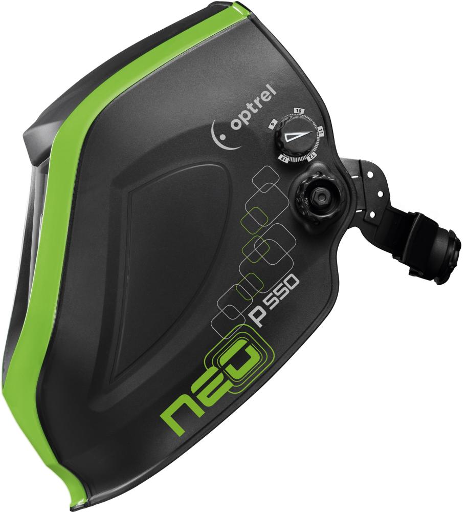 Produktbild von optrel Schweißerhelm neo p550 green schwarz/grün 1007011 7640127616369