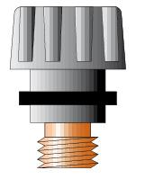 Produktbild von Trafimet Brennerkappe kurz 57Y04 (10 Stück) BW0067 4053569093712
