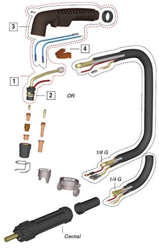 Produktbild von Trafimet Brennerkörper Ergocut CB70 PF0065 8028485029899