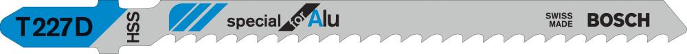 Produktbild von BOSCH Stichsägeblatt T 227 D VE à 5 Stück Special for Alu 2608631030 3165140007320