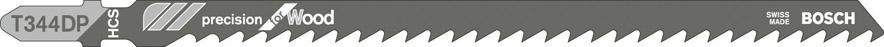 Produktbild von BOSCH Stichsägeblatt T 344 DP VE à 5 Stück Precision for Wood 2608633A36 3165140264198
