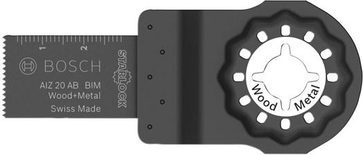 Produktbild von BOSCH BiM-Tauchsägeblatt AIZ 20 AB VE à 1 Stück Starlock 2608661640 3165140492430