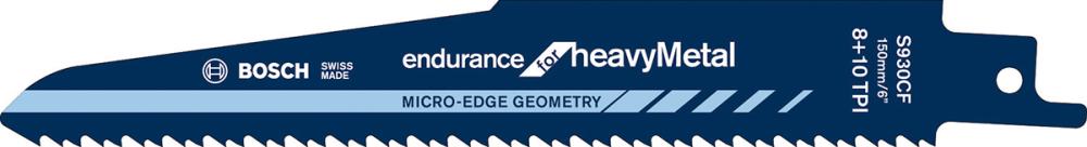 Produktbild von BOSCH Säbelsägeblatt S 930 CF VE à 5 Stück Endurance for Heavy Metal 2608657527 3165140507196
