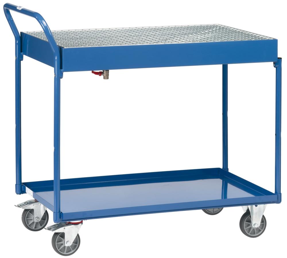 Produktbild von fetra Tischwagen 2722 250kg 2 Wannen 1000x600mm 2722 4017976027227
