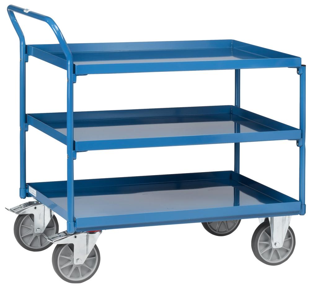 Produktbild von fetra Tischwagen 4932 400kg 3 Wannen 1000x700mm 4932 4017976049328