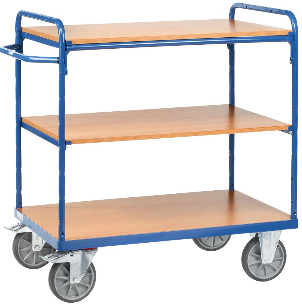 Produktbild von fetra Etagenwagen 8101 500kg 3 Böden 1000x600mm 8101 4017976181011