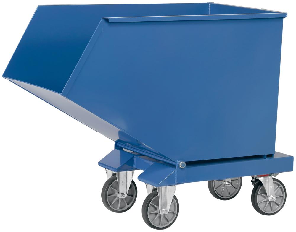 Produktbild von fetra Muldenkipper 600l B855xT1458xH1099 mm RAL 5007 Tragkraft 750kg 4703 4017976047034