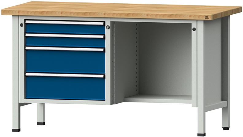 Produktbild von Anke Kastenwerkbank 1500 334 V 40 MM TYP 300680/840 MM 7035/5010 9990010633 4014641003852