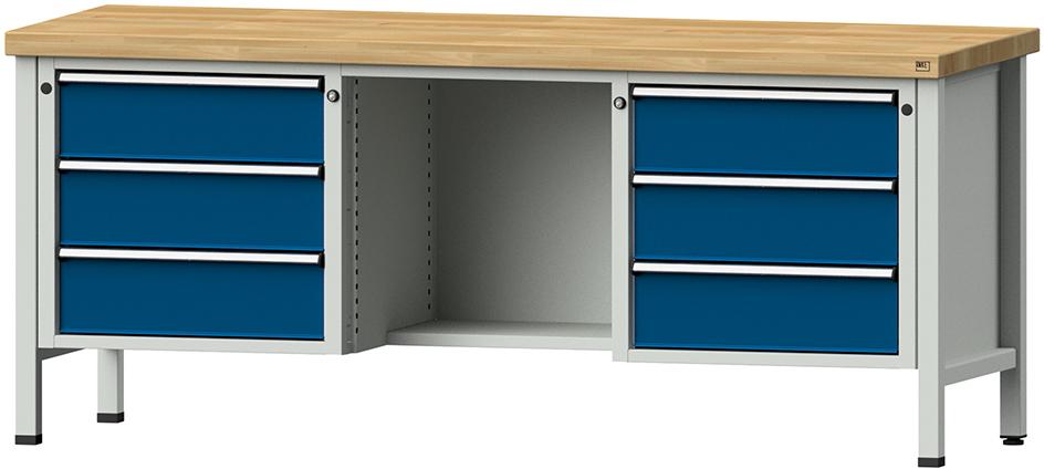 Produktbild von Anke Kastenwerkbank 2000 320 V 50 MM TYP 301118/850 MM 7035/5010 9990020219 4014641005979