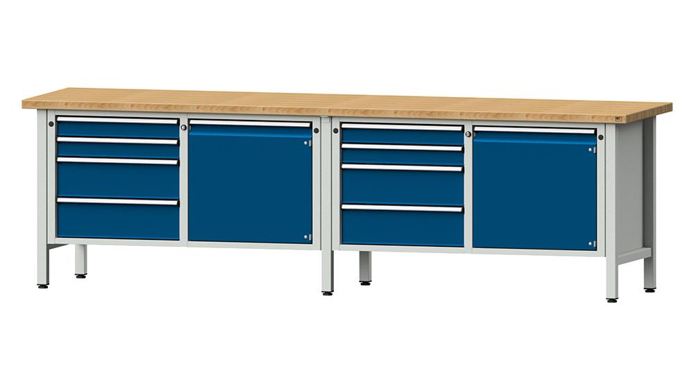 Produktbild von Anke Kastenwerkbank 2800 131 V 50 mm 850 mm 7035/5010 9990030035 4014641006853