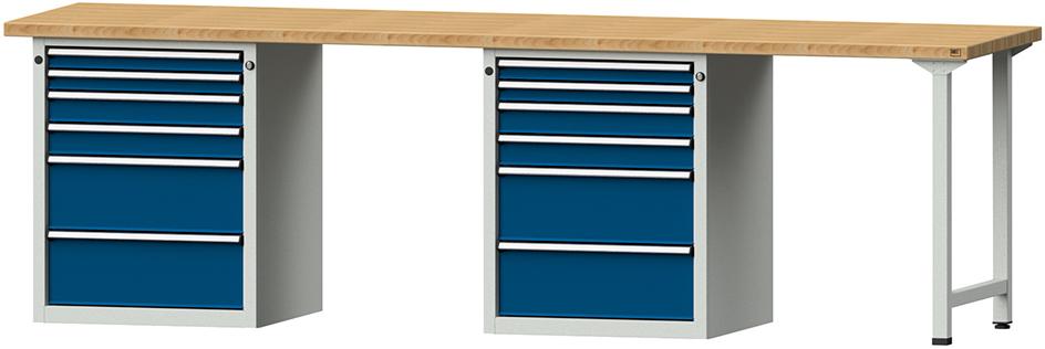 Produktbild von Anke Kombiwerkbank 2800 914 V 40 mm 840 mm 7035/5010 9990350273 4014641038151