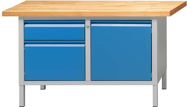 Produktbild von Anke Kastenwerkbank E 1500 MM MODELL 132 E- RAL 7035/RAL 5012 9991050081 4014641053390