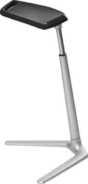 Produktbild von BIMOS Stehhilfe Fin Sitz PU-Schaum schwarz Sitzhöhe 620-850 mm 4367007805 4016849471983