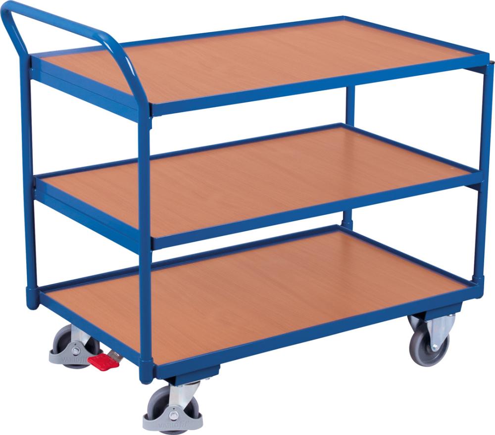 Produktbild von VarioFit Tischwagen 250 kg 985x590 mm 3 Böden SW-600600 4035694001169
