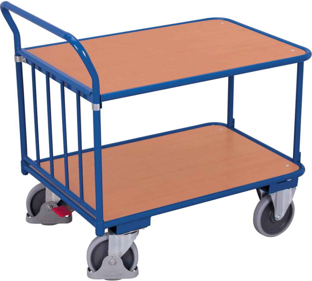 Produktbild von VarioFit Tischwagen 400 kg 1000x700 mm 2 Böden SW-700503 4035694001565