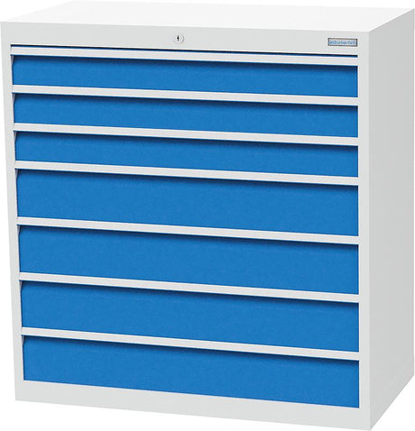 Produktbild von Bedrunka+Hirth Schubladenschrank T500 980mm 7 Schubladen VA 90.340A 4050413006416
