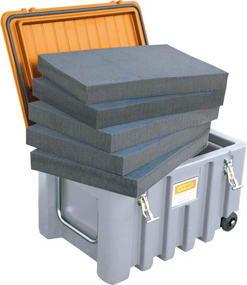 Produktbild von CEMO Schaumstoffeinlage PUR für CEMbox 150 l VE:5 Stück 10048 4052886127520