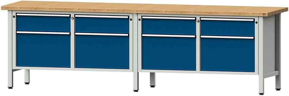 Produktbild von Anke Kastenwerkbank 2800 205 V 40 mm 840 mm 7035/5010 9990030049 4014641011710