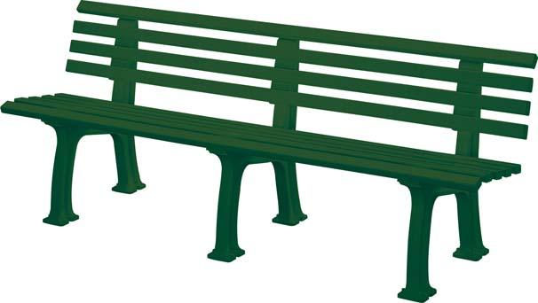 Produktbild von Blome Gartenbank JUIST 4-Sitzer Länge 2000 mm grün 20923 4007248209239