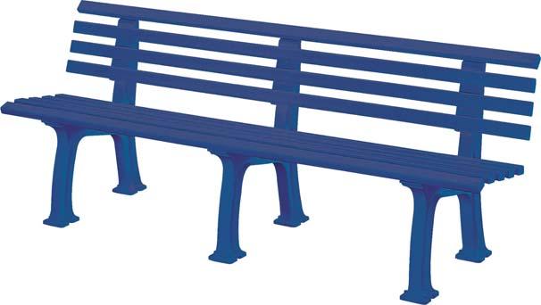 Produktbild von Blome Gartenbank JUIST 4-Sitzer Länge 2000 mm blau 20925 4007248209253