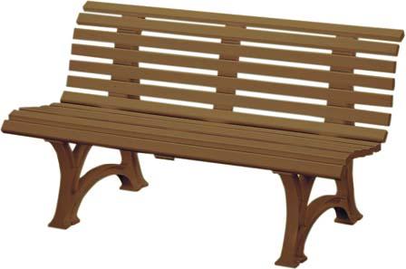 Produktbild von Blome Gartenbank HELGOLAND 3-Sitzer Länge 1500 mm braun 31352 4007248313523