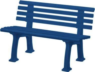 Produktbild von Blome Gartenbank IBIZA 2-Sitzer Länge 1200 mm blau 50925 4007248509254