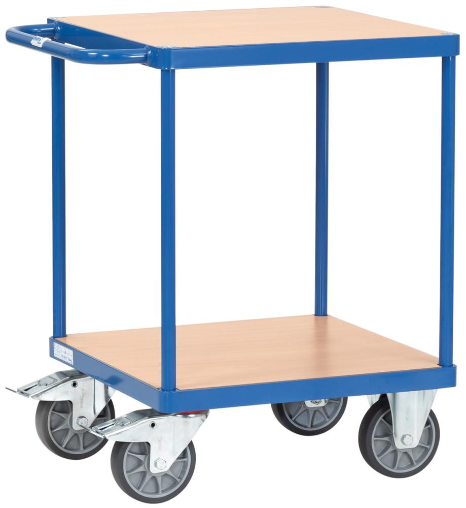 Produktbild von fetra Tischwagen 2496 500kg 2 Böden 600x600mm 2496 4017976502496