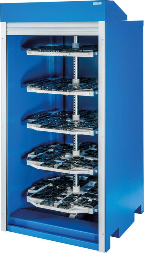 Produktbild von Bedrunka+Hirth CNC-Schrank-Rotarex B1055xT1035xH2130 mm RAL 5012 mit Rolladen elektr 02.1000.1 4050413021440