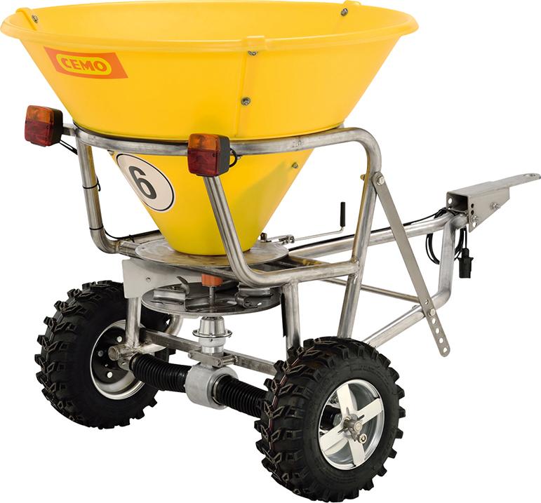 Produktbild von CEMO Streuwagen SW 200 PE-Behälter 200l 10205 4052886362556