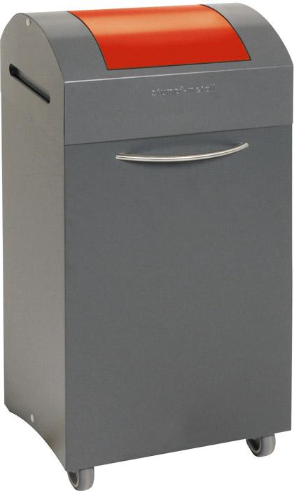 Produktbild von Stumpf Wertstoffbehälter 60 l grau/rot 830x380x320mm 605-060-0-0-203 4031068097417