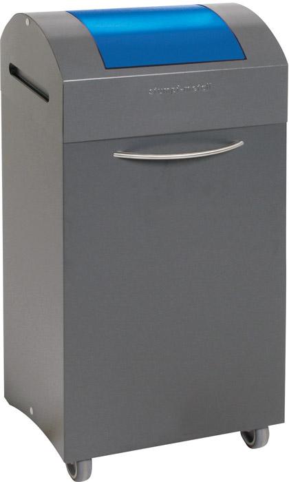 Produktbild von Stumpf Wertstoffbehälter 60 l grau/blau 830x380x320mm 605-060-0-0-204 4031068149987