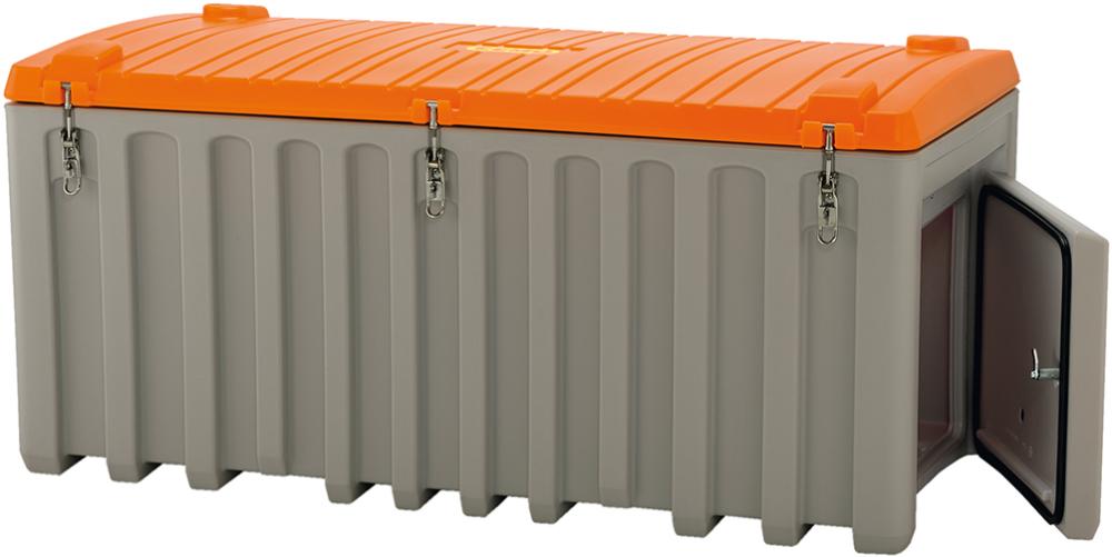 Produktbild von CEMO Werkzeugbox CEMbox 750 l B1700xT840xH800 mm grau/orange mit Seitentür 10336 4052886328422