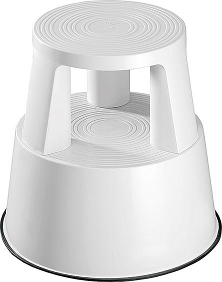 Produktbild von WEDO Rollhocker Step Kunststoff weiß 4367073805 4003801012131