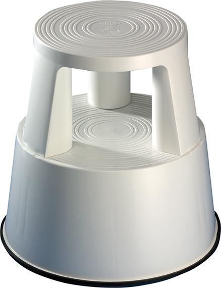 Produktbild von WEDO Rollhocker Step Kunststoff lichtgrau 4367073830 4003801012162