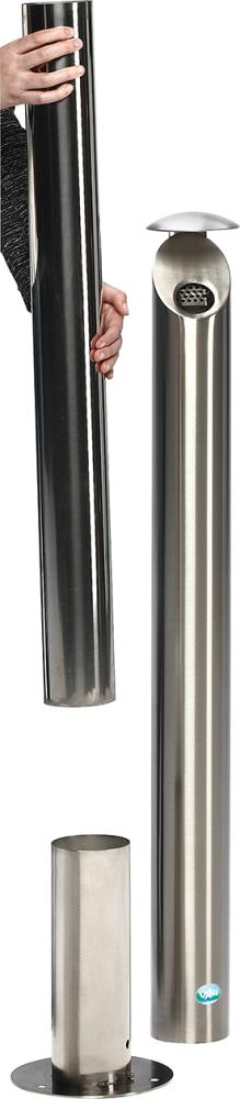 Produktbild von VAR Ascher Standsäule H 103 Edelstahl matt 40401 4030695404018