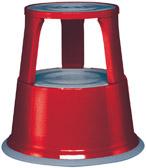 Produktbild von WEDO Rollhocker Metall rot 4367073840 4003801006260