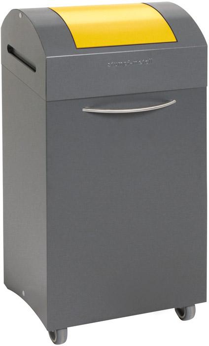 Produktbild von Stumpf Wertstoffbehälter 60 l grau/gelb 830x380x320mm 605-060-0-0-202 4031068096755